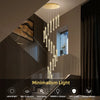 Staircase Chandelier Lighting Crystal Living Room Pendant Light Bar Ceiling Lamp