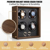 Watch Winder Automatic Watches Box 6 Watch Display Box 5 Rotation Modes - Image 10