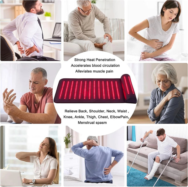 AIWFL Red Light Therapy Mat Infrared Heat Pad with 3D Neck Support 660nm+850nm - Image 13