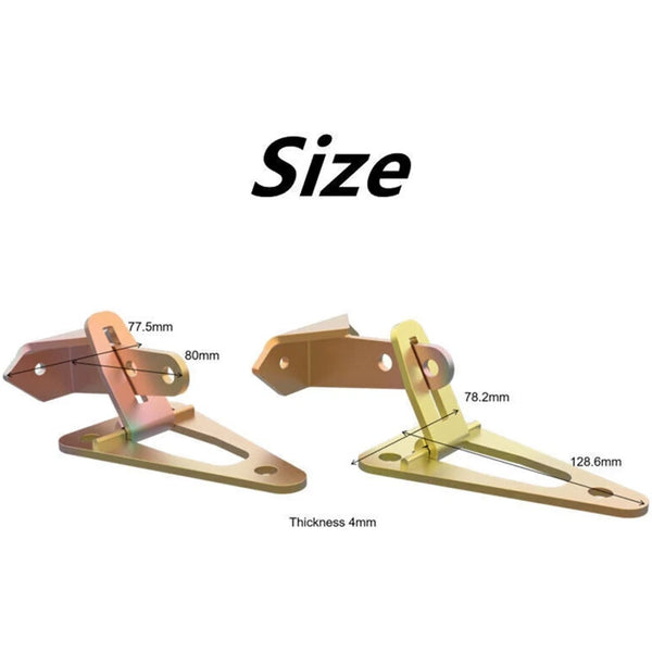 Roll Up Door Lock High-Security Lock for Garages Storage Zinc Plated Anchor Lock - Image 2