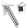 Electirc Attic Ladder Aluminum Folding 80*110 cm 9.4Ft With Remote Loft Stairs