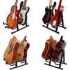 Portable Foldable Ukelele Guitar Stand Bass Electric Acoustic Floor Holder Rack