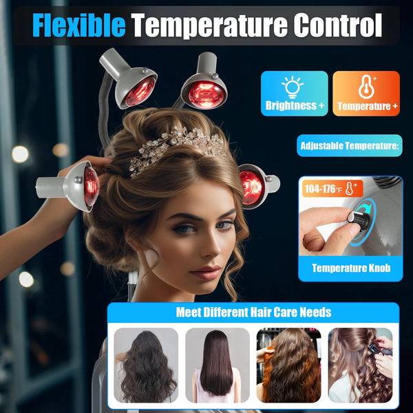 Infrared Hair Heating Dryer Color Processor Salon Perming Drying Machine 950W