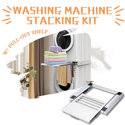 AIWFL Washer Dryer Stacking Kit Stacking Fram Kit with Non-slip Mat for Home - Image 1