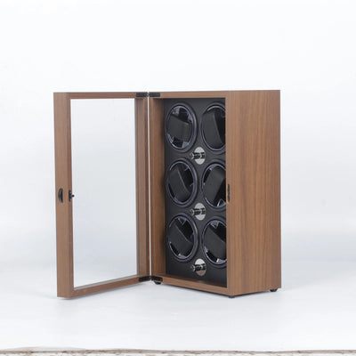 Watch Winder Automatic Watches Box 6 Watch Display Box 5 Rotation Modes - Image 14