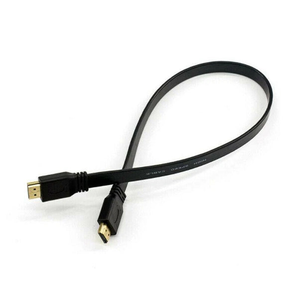 Full HD Short HDMI Male to Male Plug Flat Cable Cord for Audio Video HDTV 30cm - Image 5