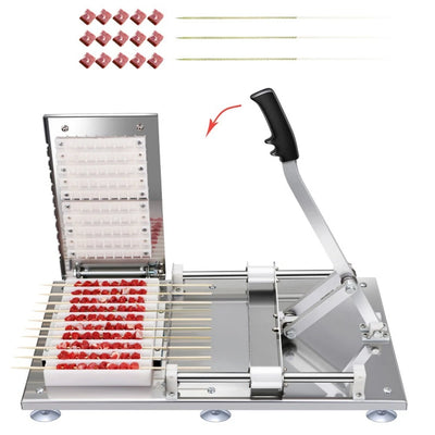 Manual Mutton Kebab Machine BBQ Skewer Meat Making Mahcine Kebab Press Mould