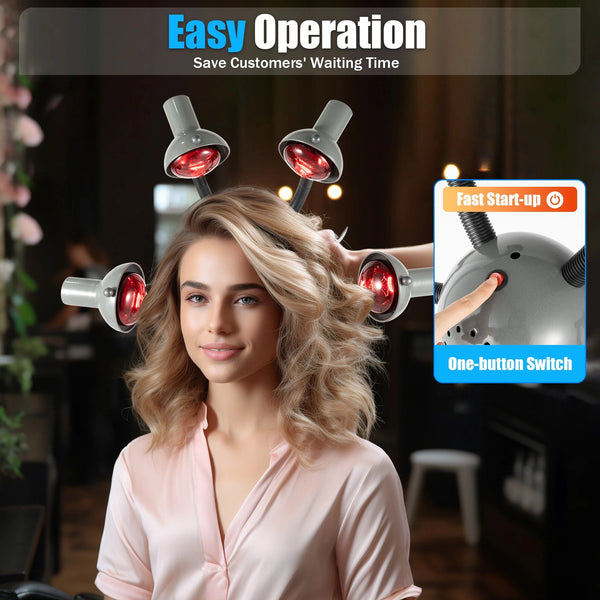 Infrared Hair Heating Dryer Color Processor Salon Perming Drying Machine 950W