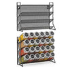 2 Packs Kitchen Spice Rack Organizer Storage Shelf Cabinet Jar Holder Wall Mount