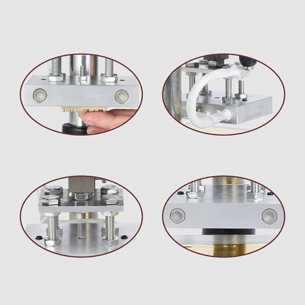 Upgraded Hot Foil Stamping Machine 5x7cm Leather Bronzing Pressure Mark Machine