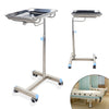 Salon Tray Adjustable Height Salon Rolling Tray for Tatto Medical Dental Tray