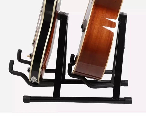 Portable Foldable Ukelele Guitar Stand Bass Electric Acoustic Floor Holder Rack