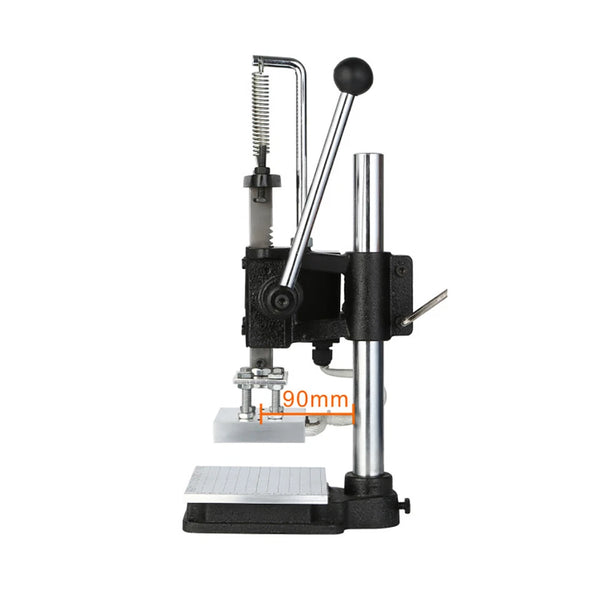 Upgraded Hot Foil Stamping Machine 5x7cm Leather Bronzing Pressure Mark Machine