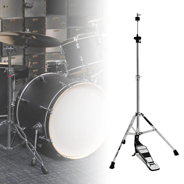 Hi-Hat Cymbal Stand Light Weight Double Braced Legs Chain Driven Foot Plate